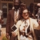 Ruth with participants of First Zimbabwe Media Seminar, Harare 1980