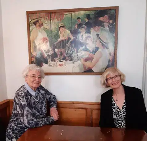 Ruth Weiss and Deborah Vietor-Engländer