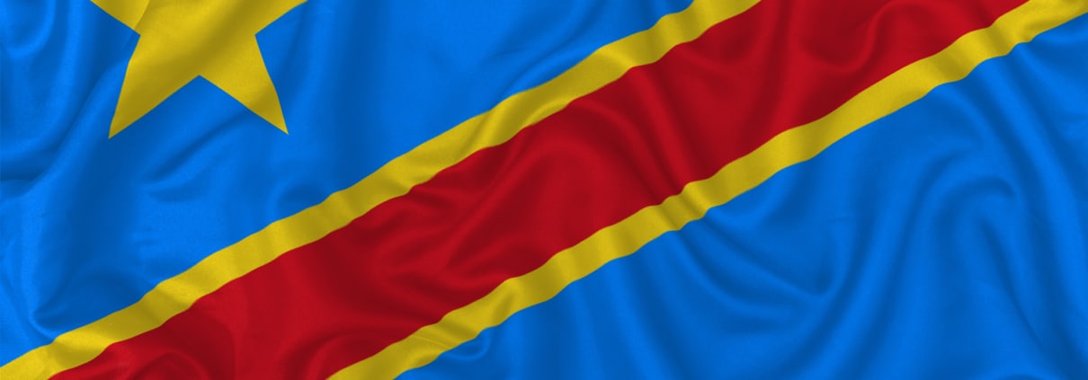 Democratic Republic of the Congo country flag