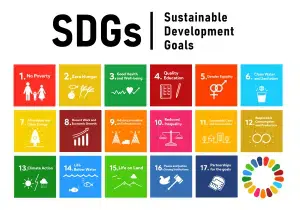 SDGs 17 goals icon set